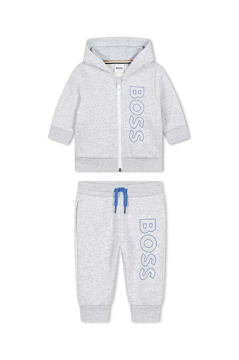 BOSS trening copii culoarea gri, J51260