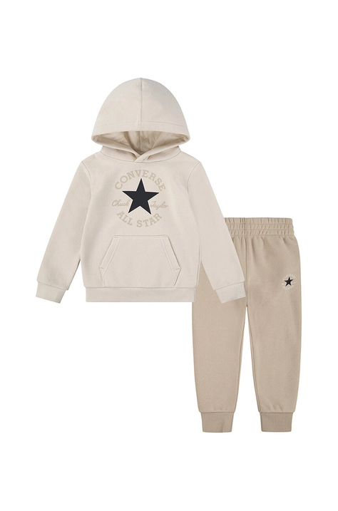 Converse tuta per bambini colore beige 9CG201