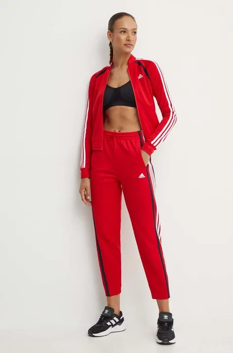 Trenirka adidas Teamsport ženski, rdeča barva, IX1109