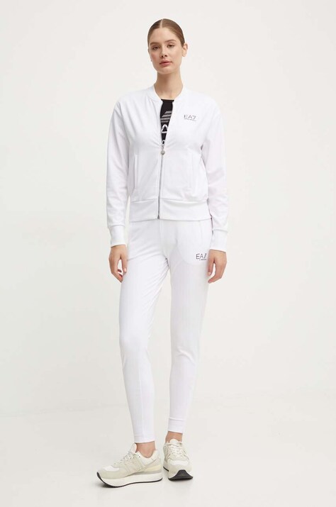 Cпортивный костюм EA7 Emporio Armani цвет белый TJFQZ.8NTV60