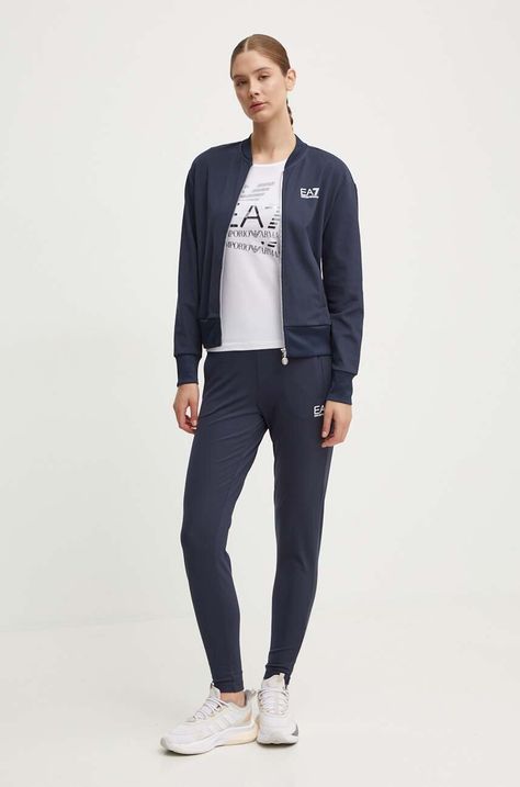 Αθλητική φόρμα EA7 Emporio Armani χρώμα: ναυτικό μπλε, TJFQZ.8NTV60