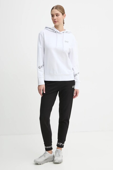 Спортивний костюм EA7 Emporio Armani жіночий колір білий TJTXZ.8NTV52