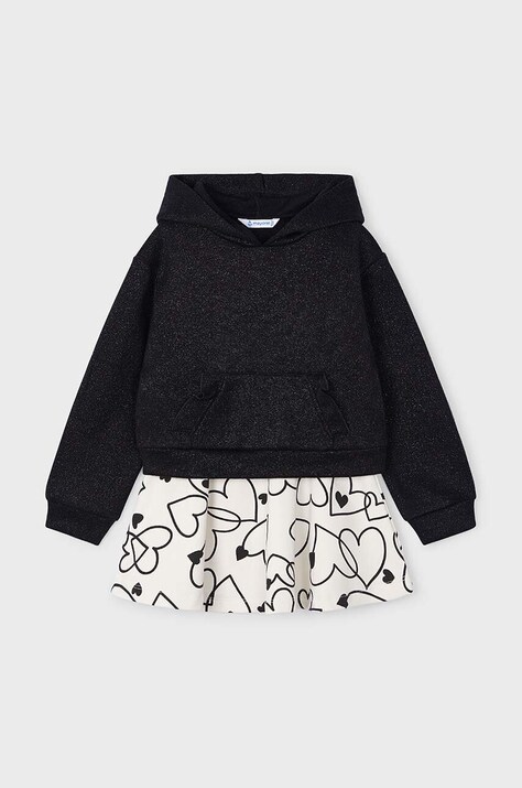 Mayoral set - bluză și fustă culoarea negru, 4936