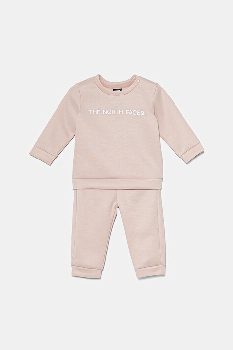 The North Face trening BABPOLSET culoarea roz, NF0A89GWLK61