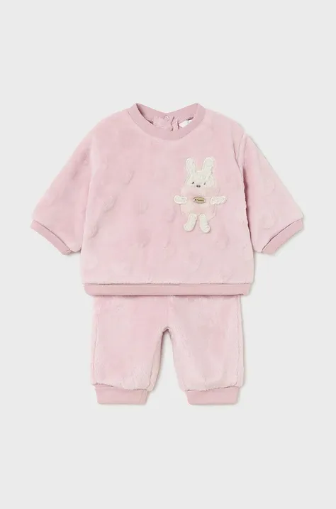 Cпортивний костюм для немовлят Mayoral Newborn колір рожевий 2508