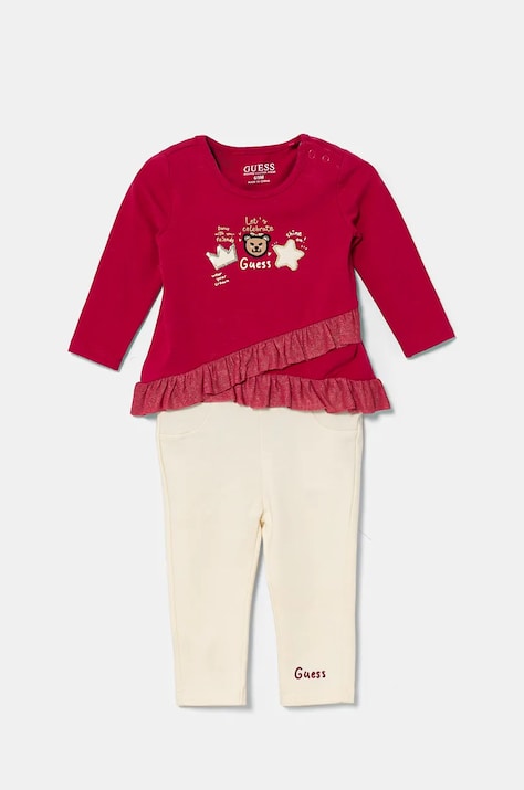Guess compleu bebe culoarea roz, A4BG03 J1314