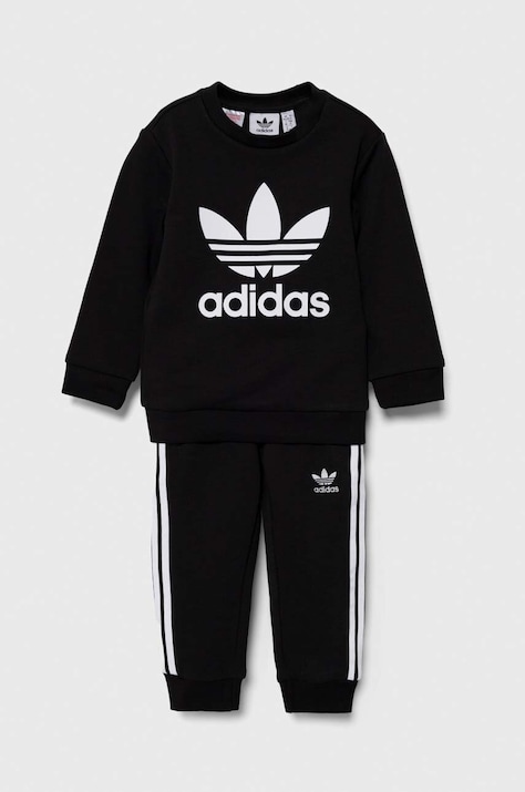 adidas Originals trening copii CREW SET culoarea negru, IX5150