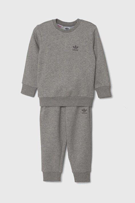 adidas Originals trening copii TREFOIL CS culoarea gri, IX9834
