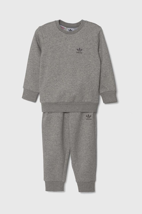 adidas Originals trening copii TREFOIL CS culoarea gri, IX9834