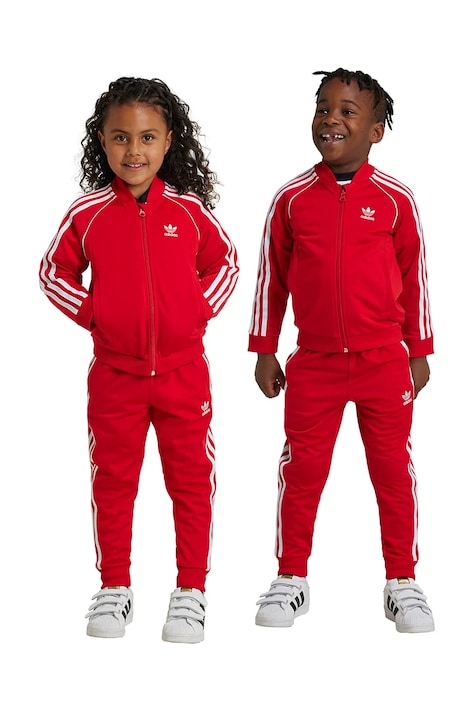 adidas Originals trening copii SST TRACKSUIT culoarea rosu, IX7625