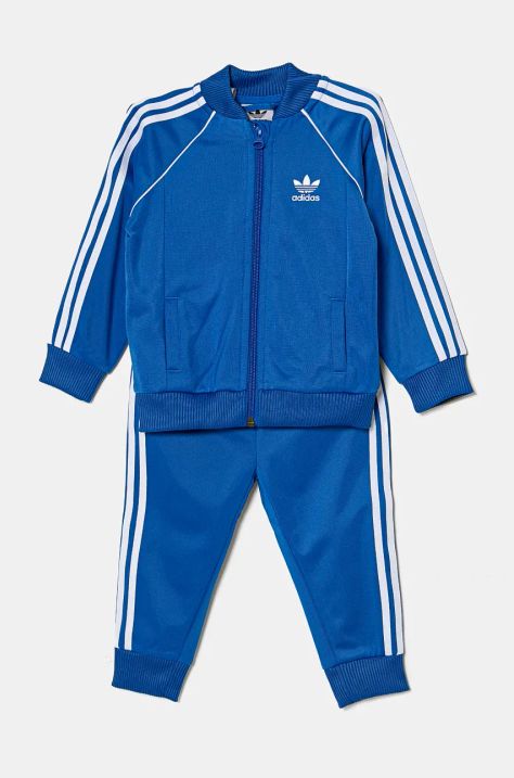 adidas Originals dres dziecięcy SST TRACKSUIT kolor niebieski IY4026