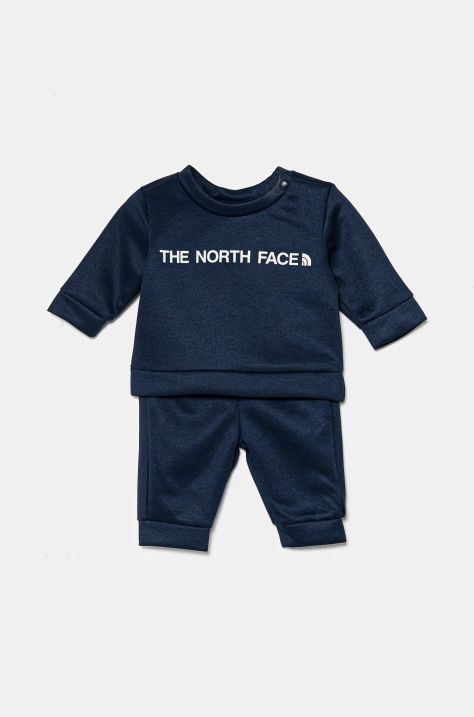 The North Face tuta per bambini BABPOLSET colore blu navy NF0A89GW8K21