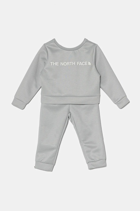 Detská tepláková súprava The North Face POLSET šedá farba, NF0A89H3A0M1