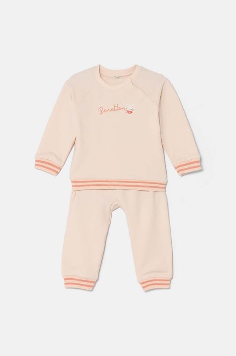 United Colors of Benetton trening bebelusi culoarea portocaliu, 32KNAK00Q
