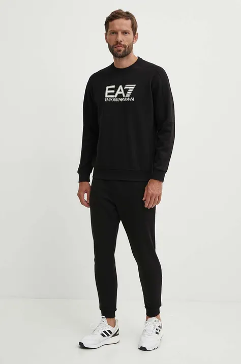 Спортивный костюм EA7 Emporio Armani мужской цвет чёрный PJVTZ.6DPV64