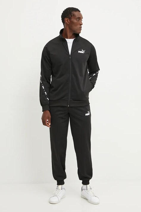 Спортивный костюм Puma мужской цвет чёрный 681895