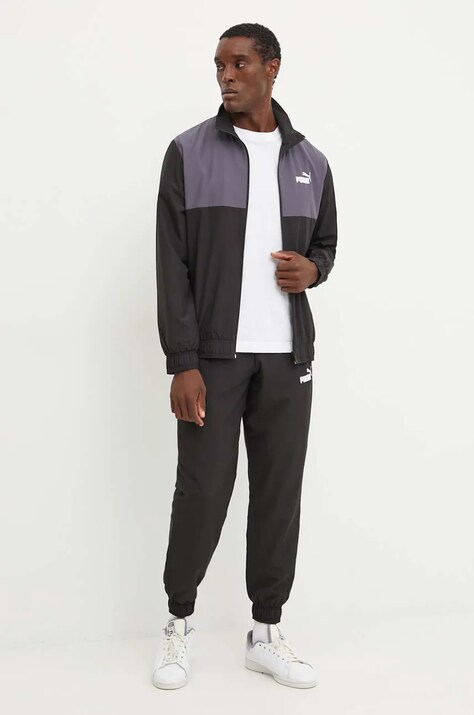 Спортивный костюм Puma мужской цвет чёрный 681897