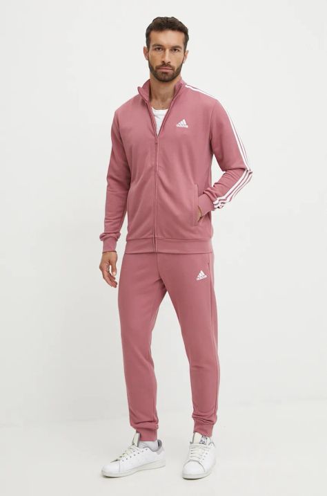 adidas tuta da ginnastica Essentials uomo colore rosa IY6654