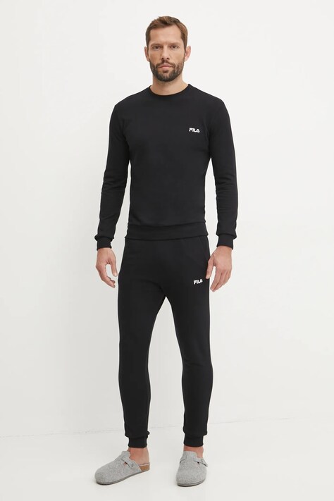 Fila trening din bumbac culoarea negru, FPW1195