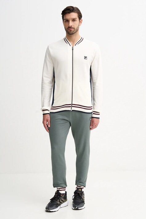 Fila dres bawełniany kolor beżowy FPW1201