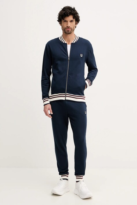 Fila dres bawełniany kolor granatowy FPW1201