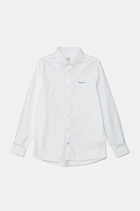 Otroška bombažna srajca Pepe Jeans NACE bela barva, PB302646