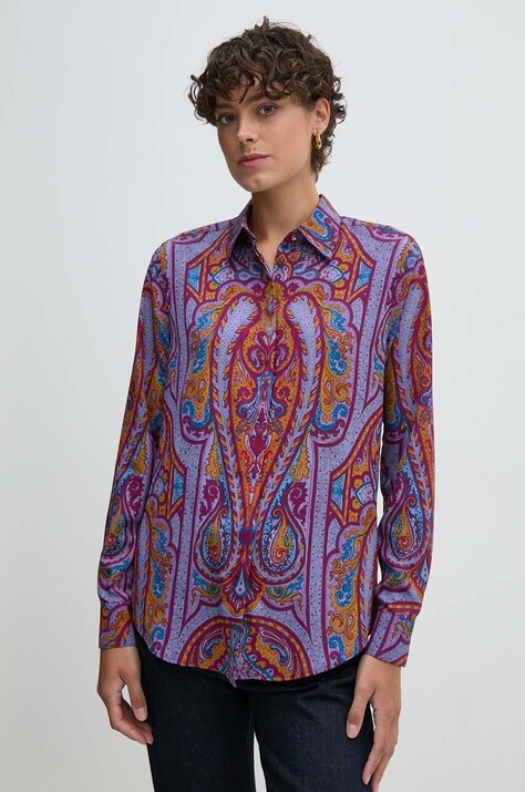 Lauren Ralph Lauren camasa femei, cu guler clasic, regular, 200940183