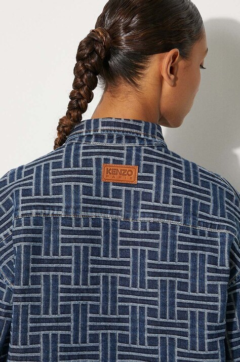 Джинсова сорочка Kenzo Dropped Shoulders Shirt — фото 6