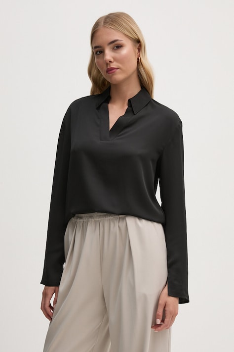 Calvin Klein bluza femei, culoarea negru, neted, K20K208000