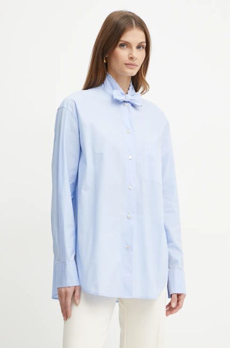 Forte Forte camicia in cotone donna colore blu  13306_my shirt