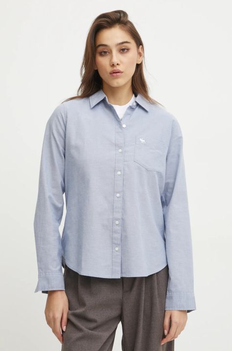 Abercrombie & Fitch camicia donna colore blu  KI140-4429