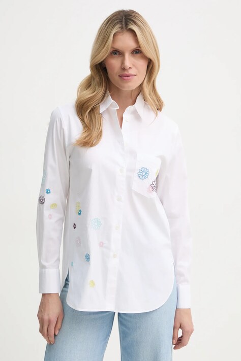 PS Paul Smith ing női, galléros, fehér, regular, W2R.331B.P21598