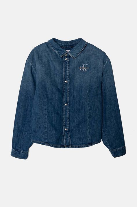 Παιδικό τζιν πουκάμισο Calvin Klein Jeans IG0IG02523