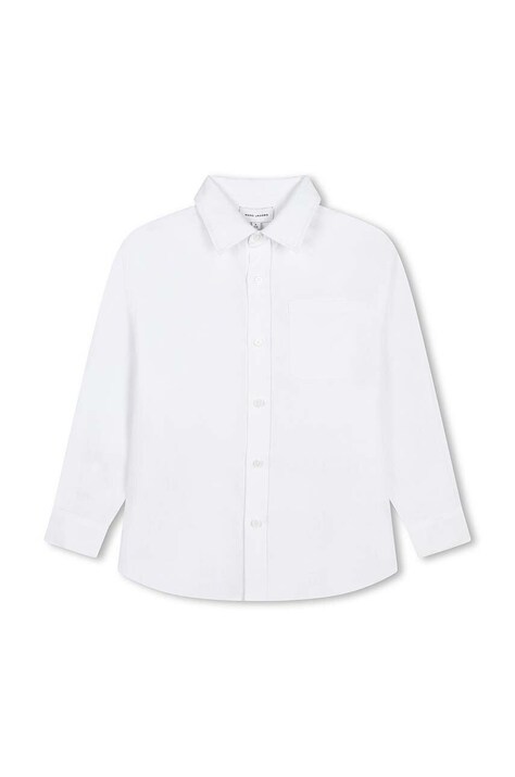 Детска памучна риза Marc Jacobs в бяло W60254