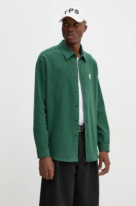 American Vintage ing férfi, galléros, zöld, relaxed, MVYL06AH24