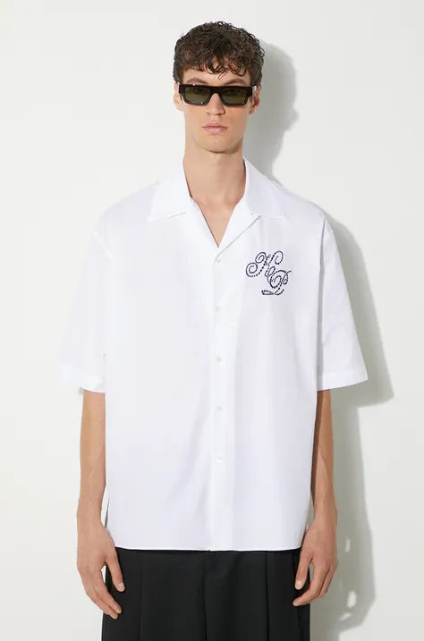 Kenzo koszula bawełniana Constellation Hawaiian Shirt męska kolor biały relaxed FE65CH1199LI.01