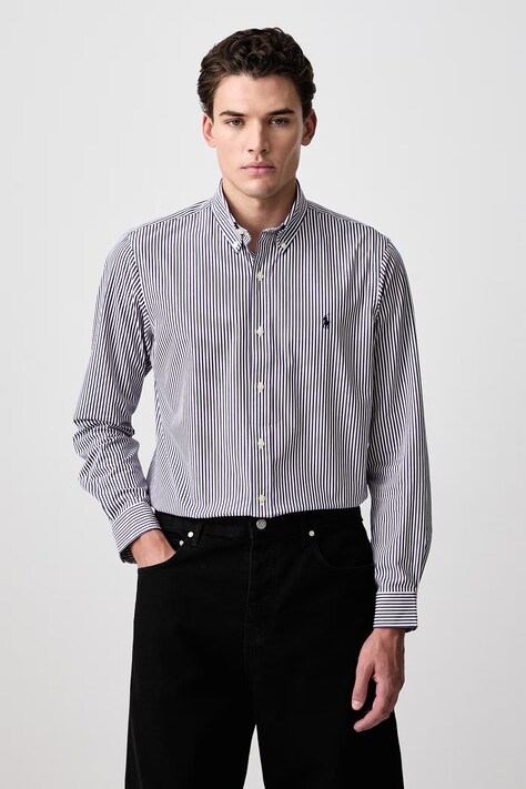 Polo Ralph Lauren Férfi pamut ing kék csíkos 710929346