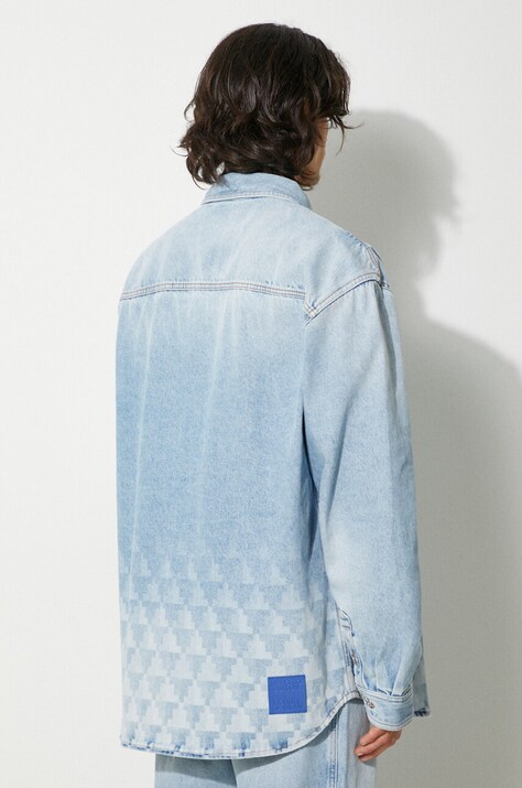 Джинсова куртка Marcelo Burlon Laser Cross Dnm Overshirt — фото 3