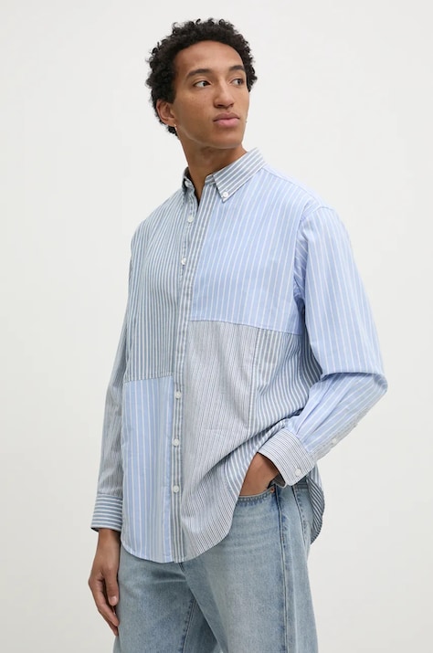 Бавовняна сорочка Desigual ALVA чоловіча relaxed комір button-down 24WMCW07