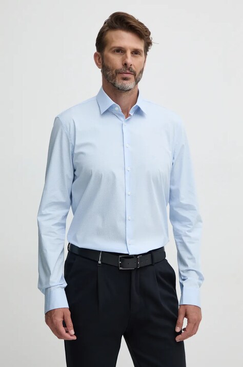 Calvin Klein camasa barbati, cu guler clasic, slim, K10K113524
