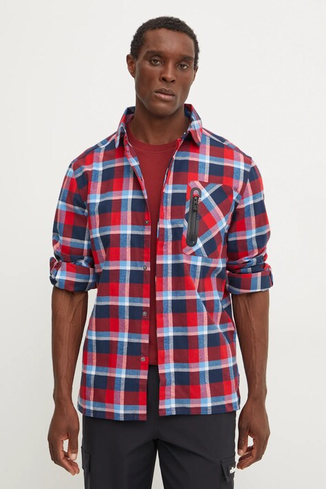 Πουκάμισο Rossignol Ranch χρώμα: μπλε, RLNMS06