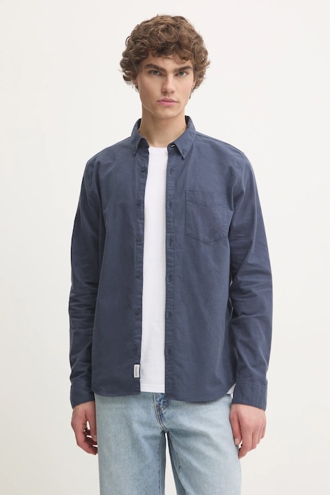 Hollister Co. camicia uomo colore blu navy KI325-4056