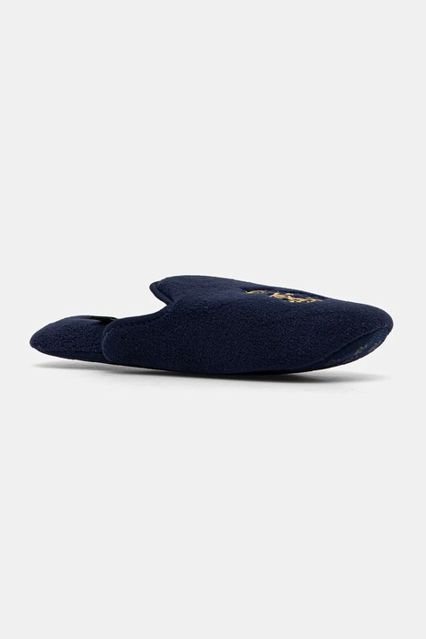 Lauren Ralph Lauren papuci de casa culoarea albastru marin, ILN02372