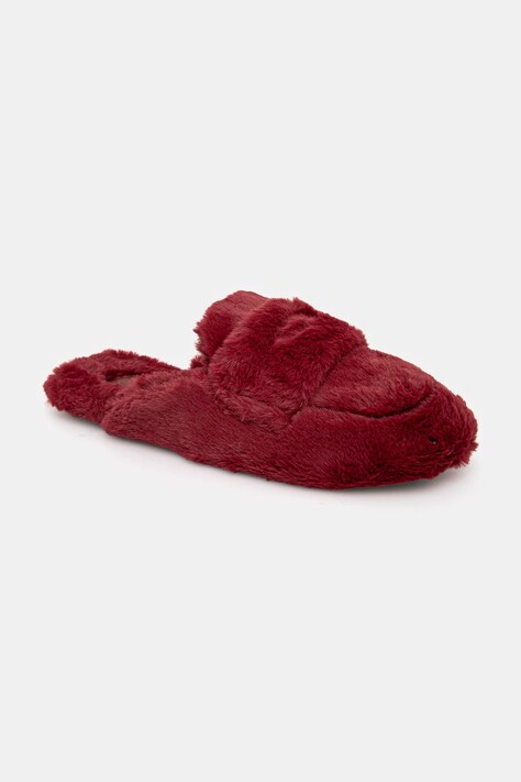 United Colors of Benetton papuci de casa culoarea bordo, 81DC1D01L