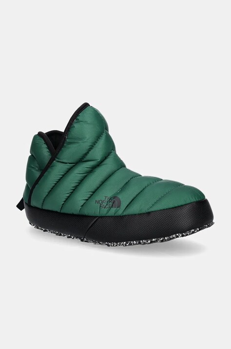 The North Face papuci de casa Thermoball Traction Bootie culoarea verde, NF0A331HS9W1