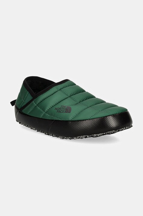 The North Face papuci de casa Thermoball Traction Mule V culoarea verde, NF0A3V1HS9W1