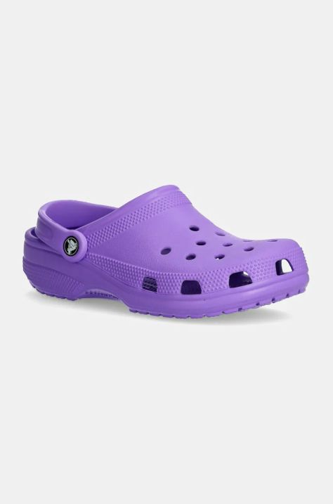 Παντόφλες Crocs Classic χρώμα: μοβ, 10001