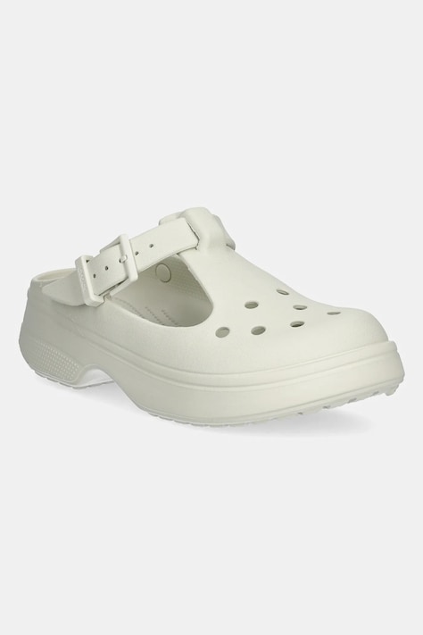 Crocs klapki Classic Mary Jane Clog damskie kolor beżowy 210581
