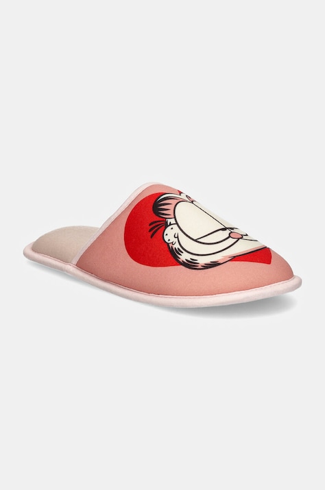 Detské papuče United Colors of Benetton x Garfield ružová farba, 8G5M0D015