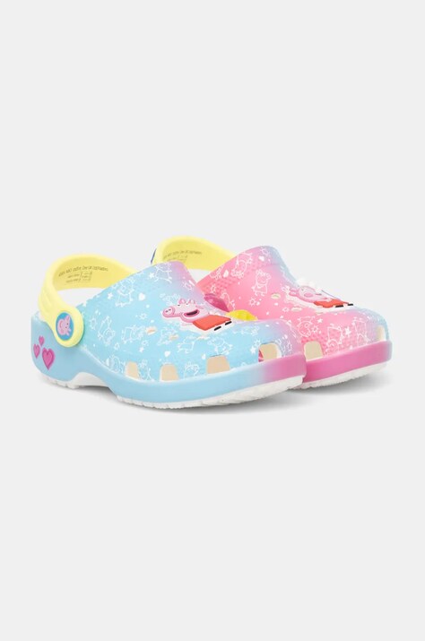 Crocs klapki dziecięce CLASSIC PEPPA PIG CLOG kolor różowy 210476